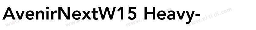 AvenirNextW15 Heavy字体转换